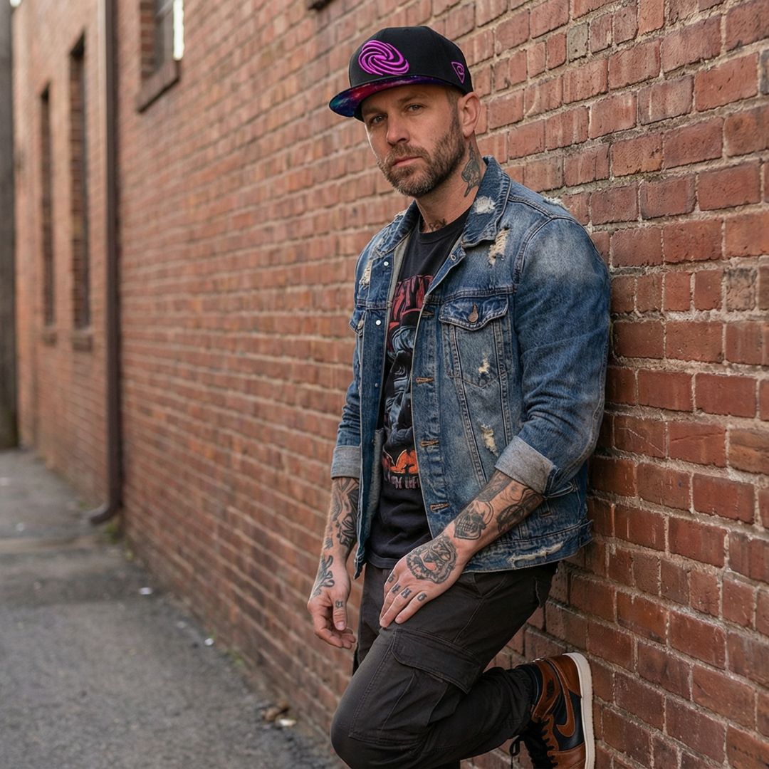 Snapback Galaxy Mix - Nero