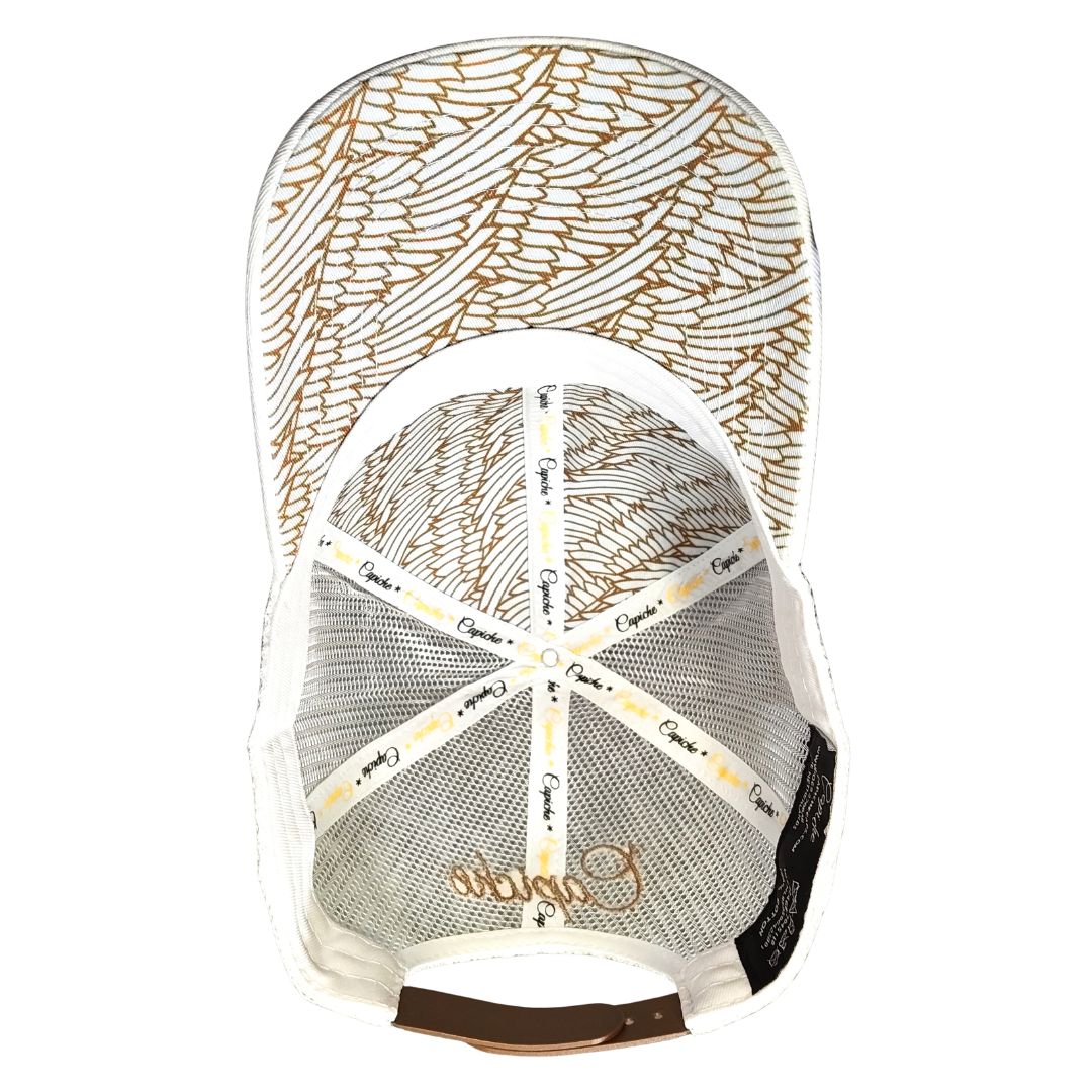 Casquette Trucker Pegasus grecque propre - Blanche