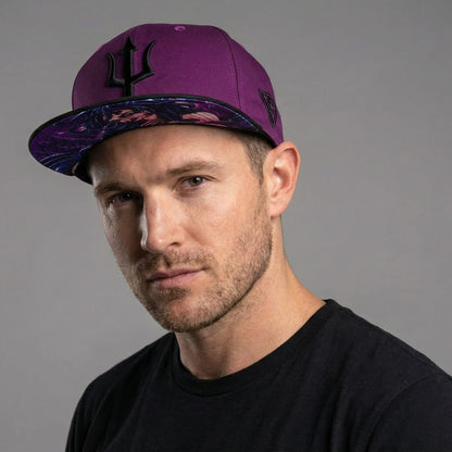Cappellino Snapback Medusa - Viola/Nero