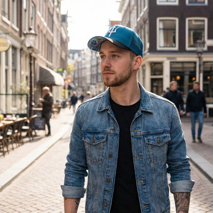 Cappellino trucker Poseidon - Blu/Nero