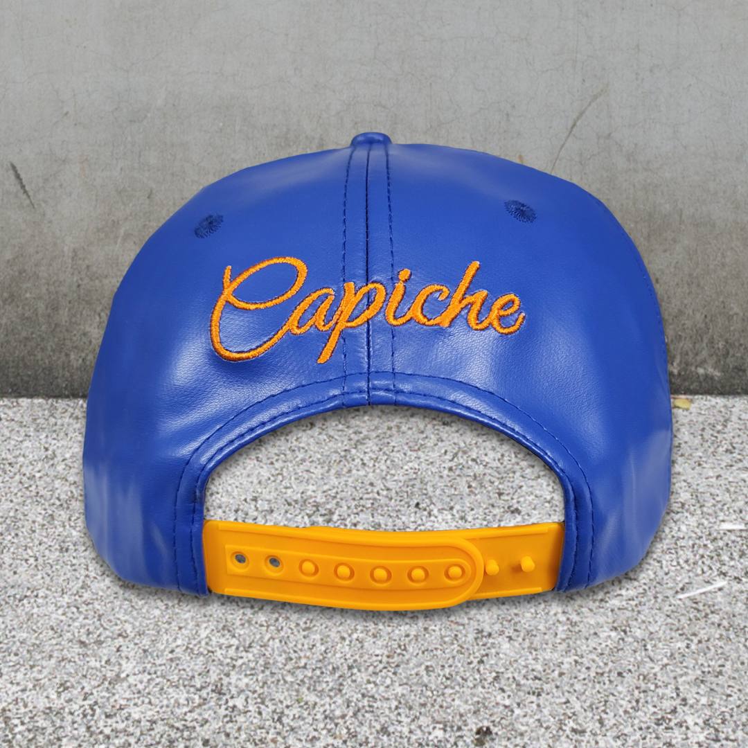 Ride With Us Snapback - Blue Artificial Leather