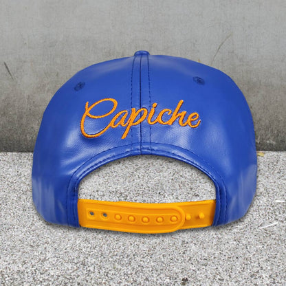 Ride With Us Snapback - Blue Artificial Leather