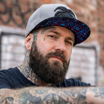 Clown Gang Snapback - Grey/Black