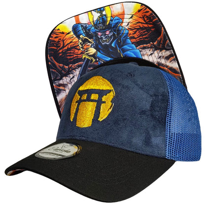Cappellino Trucker Blue Samurai - Blu/Nero