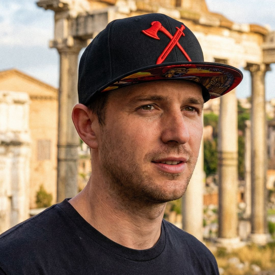 Cappellino Snapback Soldato Romano - Nero