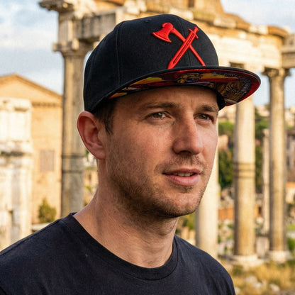 Cappellino Snapback Soldato Romano - Nero