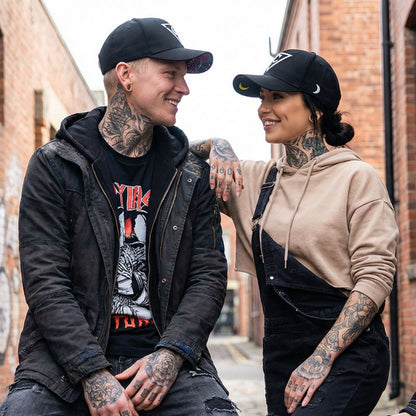 Zakrzywiona czapka z daszkiem Focus Owl - czarna