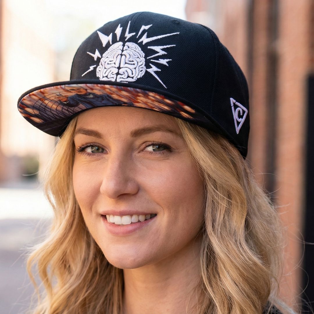 Edison Snapback - Black | CAPICHE CAPS