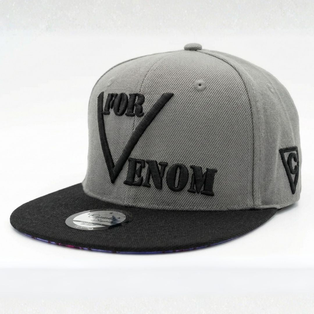 Black Widow Snapback - Grau/Schwarz