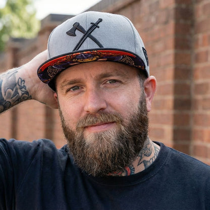 Lo snapback Viking - Grigio/Nero