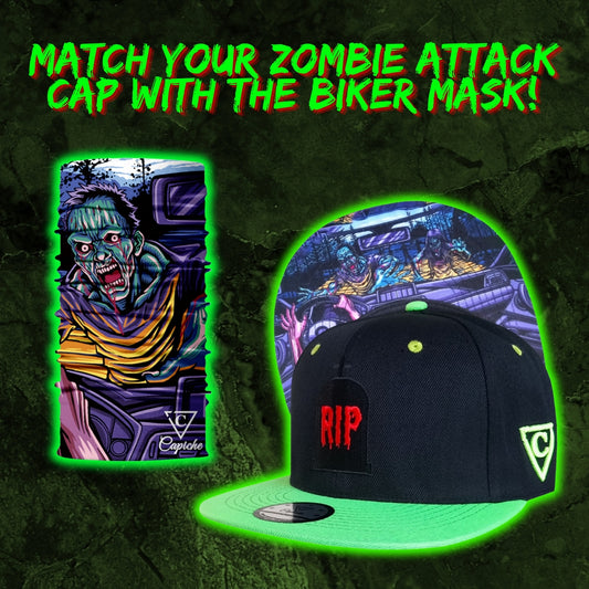 Zombie Attack Biker Mask