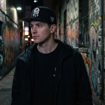 Cappellino Snapback Wall Drawing - Nero