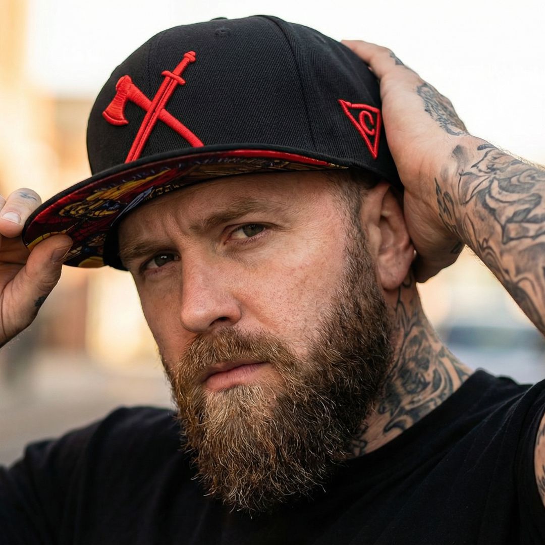 Cappellino Snapback Soldato Romano - Nero