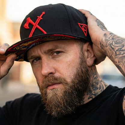 Cappellino Snapback Soldato Romano - Nero