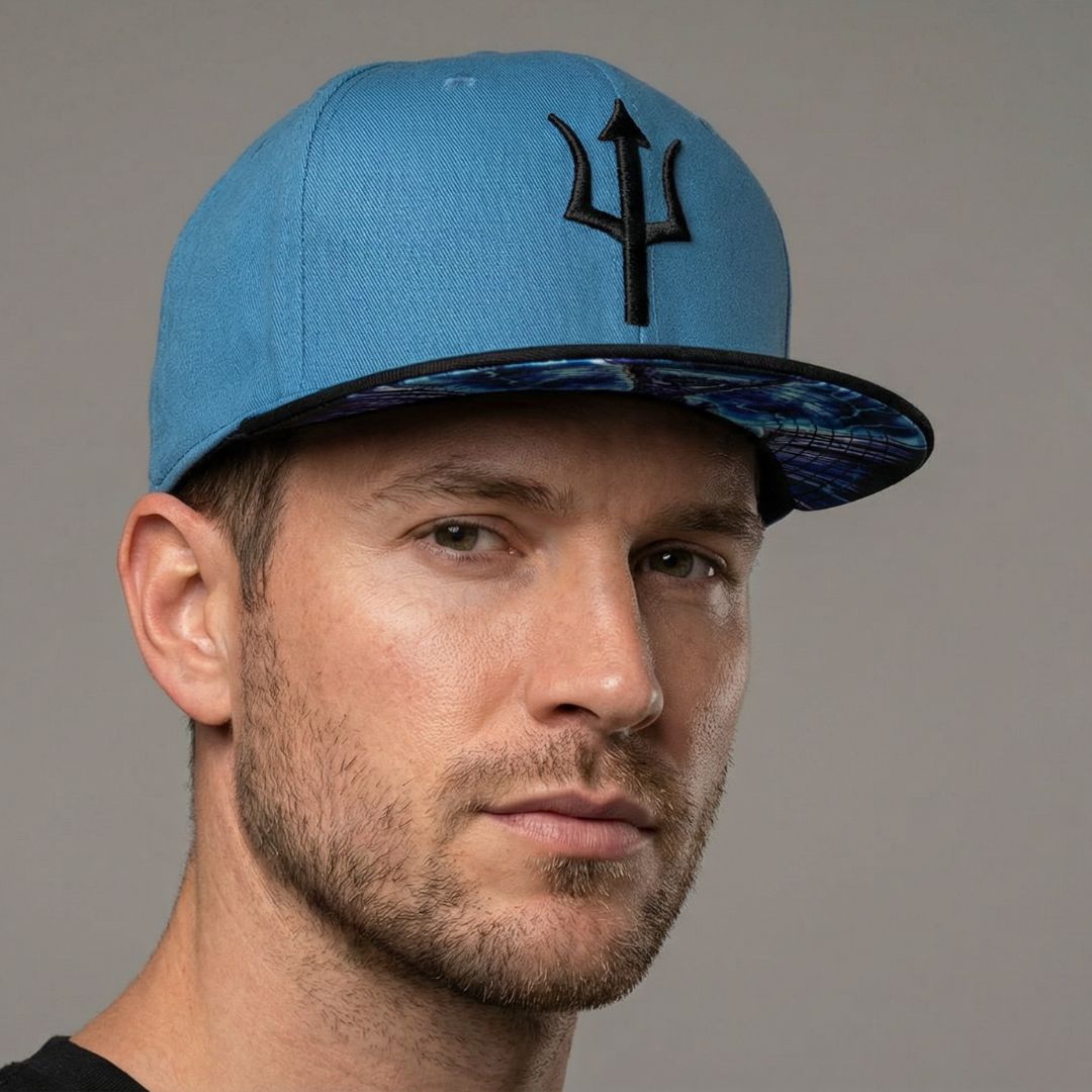 Casquette Atlas Snapback - Bleu/Noir
