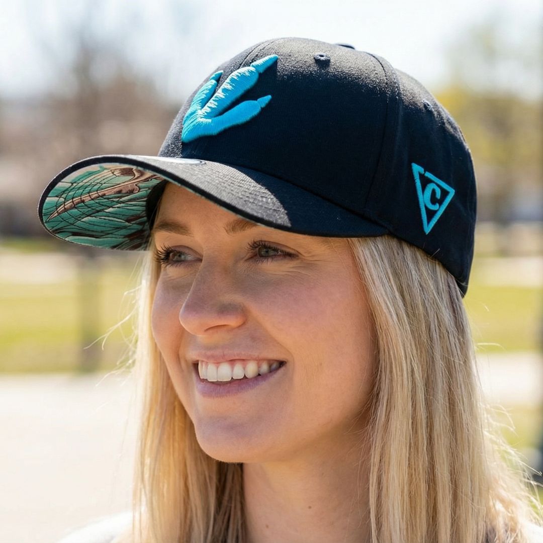 Dunkleosteus Curved Cap - Black