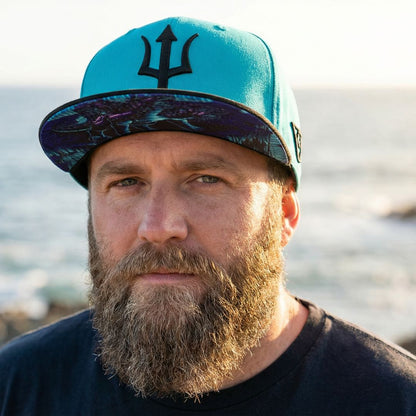 Casquette Cerberus Snapback - Bleu/Noir