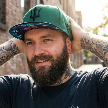 Zeus Snapback - Green/Black