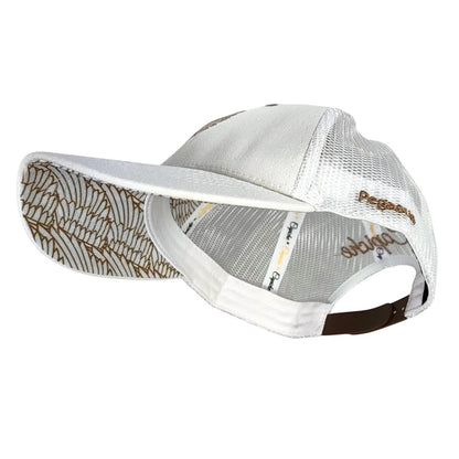 Casquette Trucker Pegasus grecque propre - Blanche