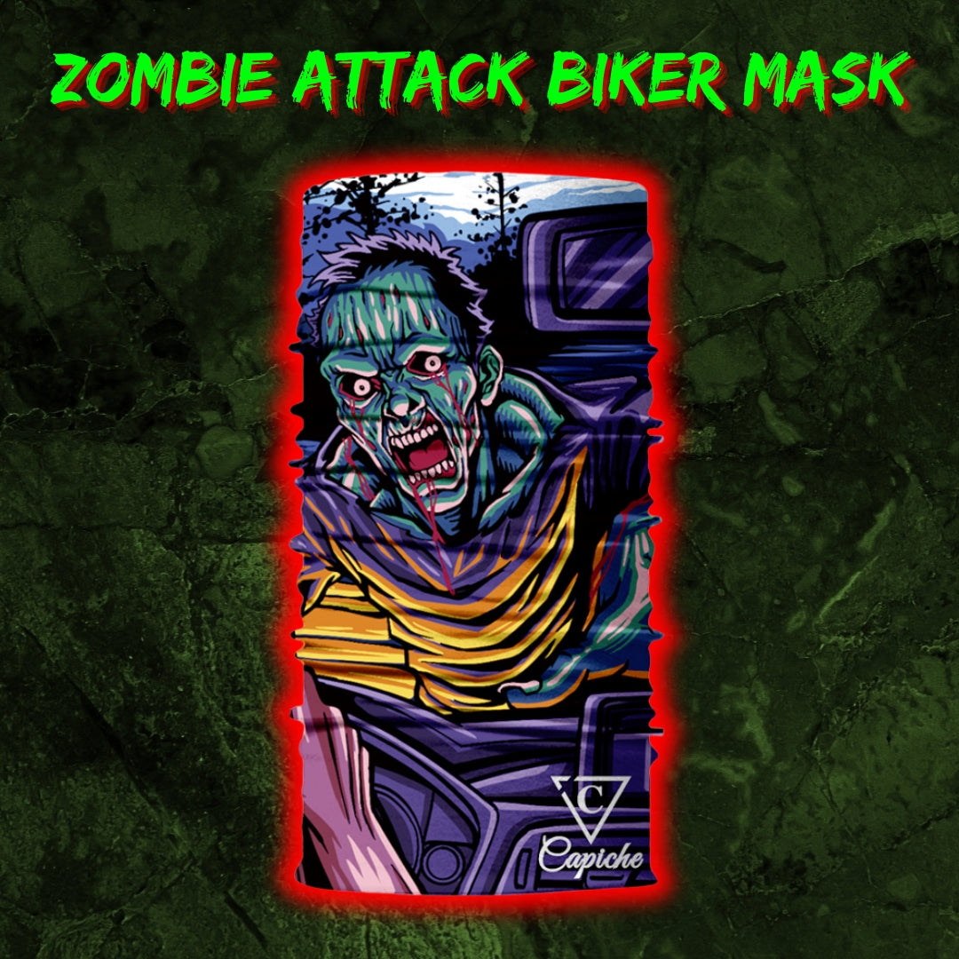 Zombie Attack Biker Mask