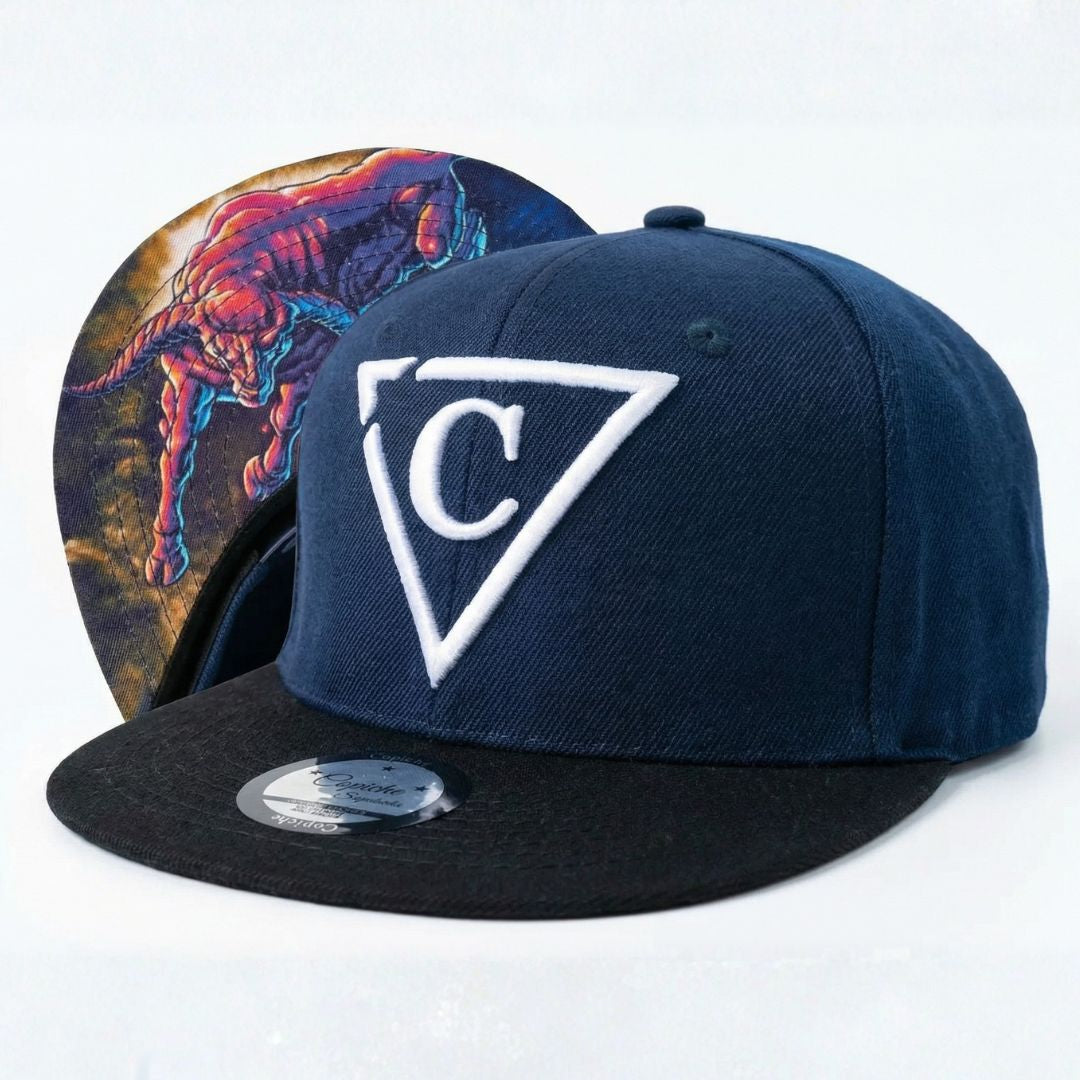 Casquette Buffalo Snapback - Bleu foncé/Noir