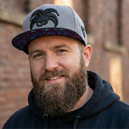 Clown Gang Snapback - Grey/Black