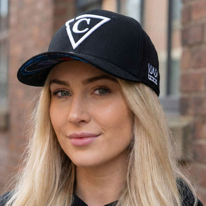 Angry Cobra Curved Baseball Cap - Black