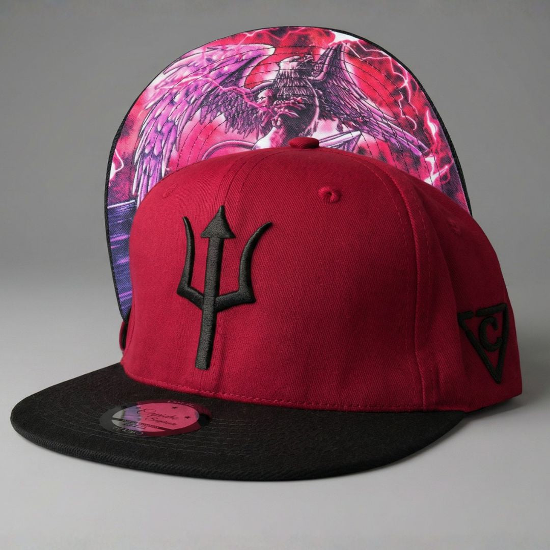 Casquette Griffin Snapback - Rouge/Noir