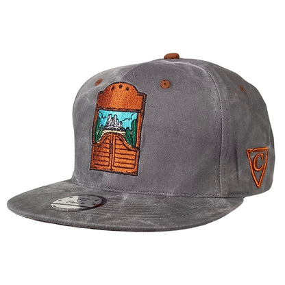 Bar Fight Snapback - Grey Washed Fabric