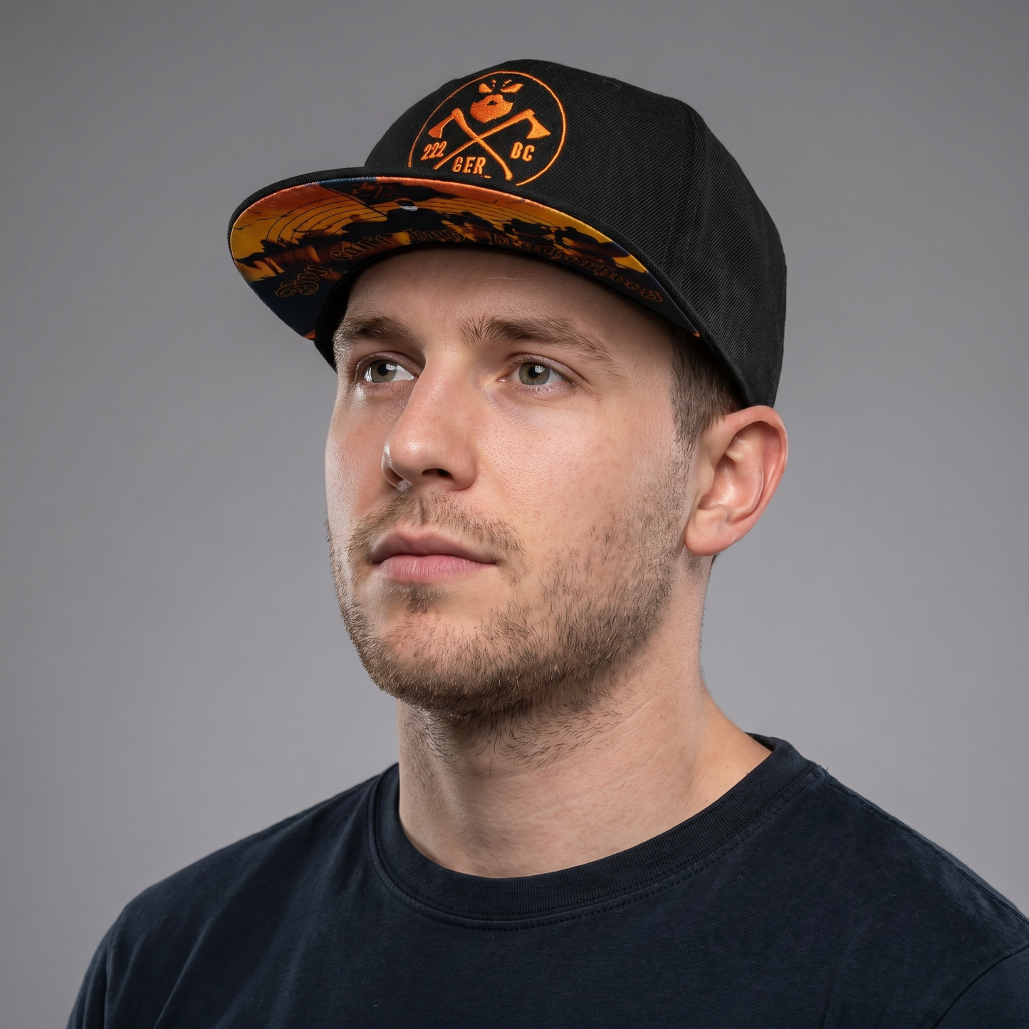 LIMITED EDITION BeardedBadBoysGermany Collab Snapback - Black
