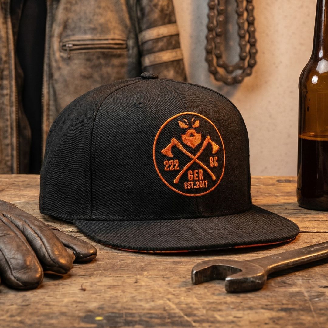 LIMITED EDITION BeardedBadBoysGermany Collab Snapback - Black