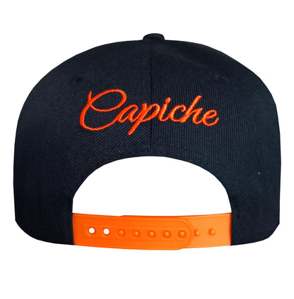 Beatboxer Snapback - Black/Orange Ombre