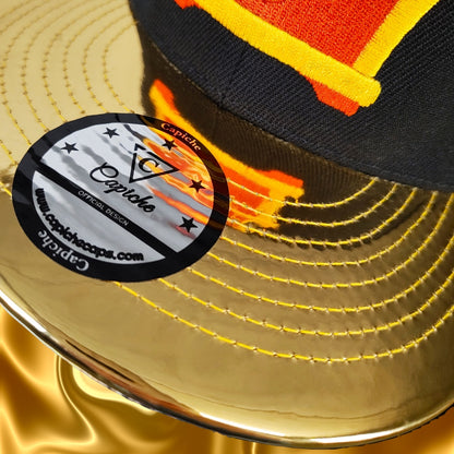 Go For Gold Snapback - Black/Gold