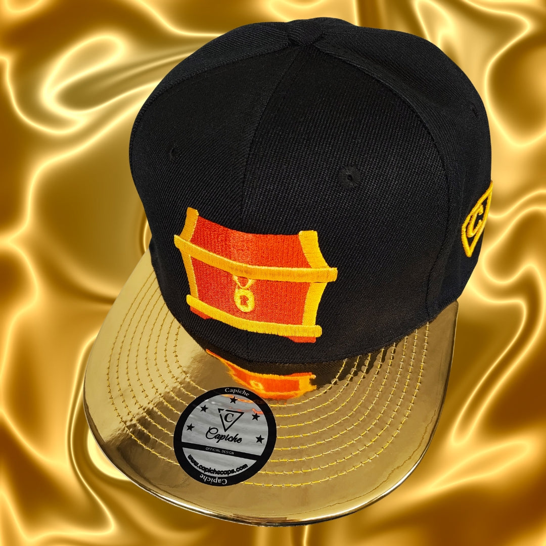 Go For Gold Snapback - Black/Gold