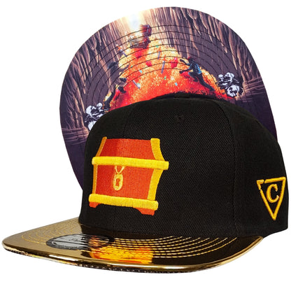 Go For Gold Snapback - Black/Gold