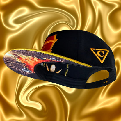 Go For Gold Snapback - Black/Gold