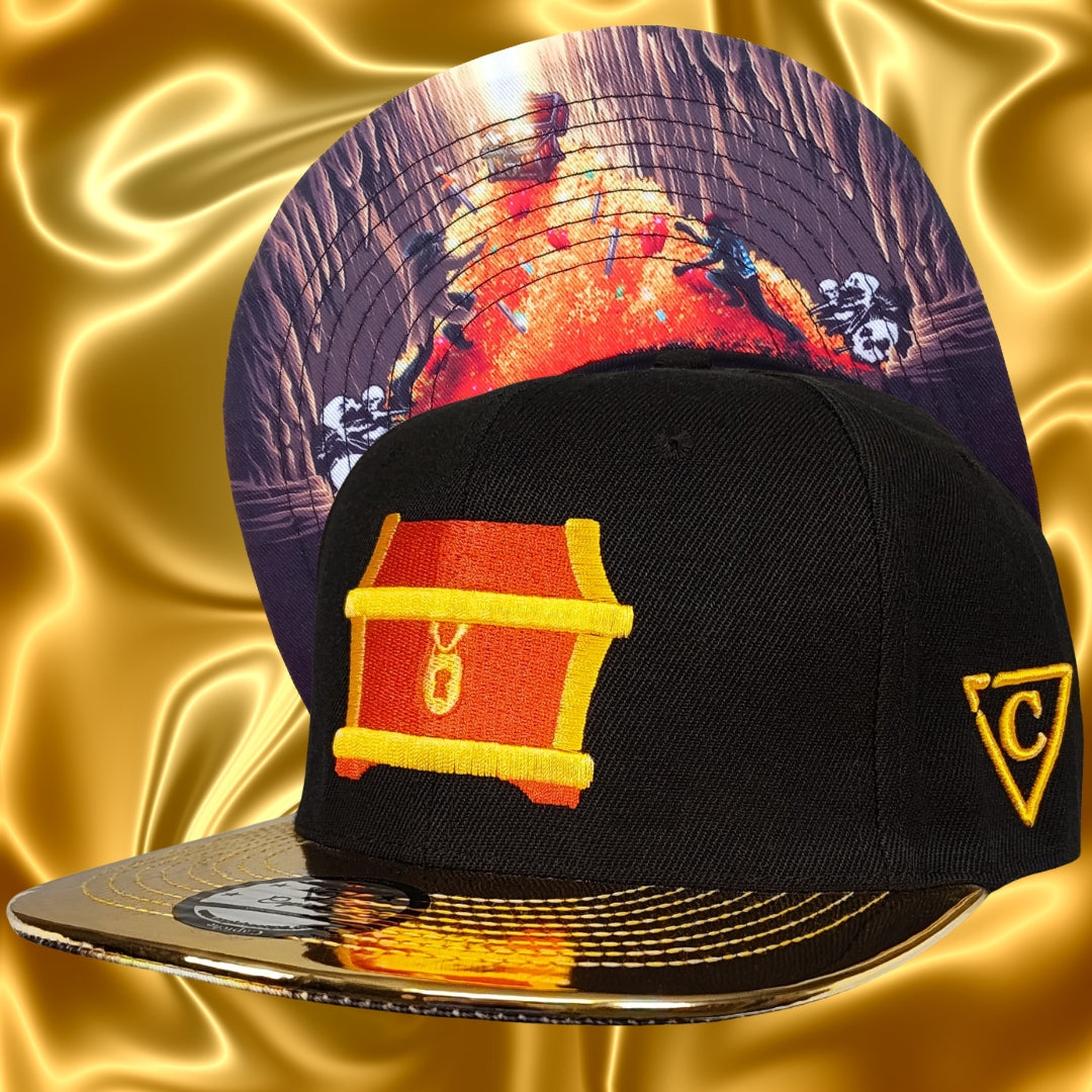 Go For Gold Snapback - Black/Gold