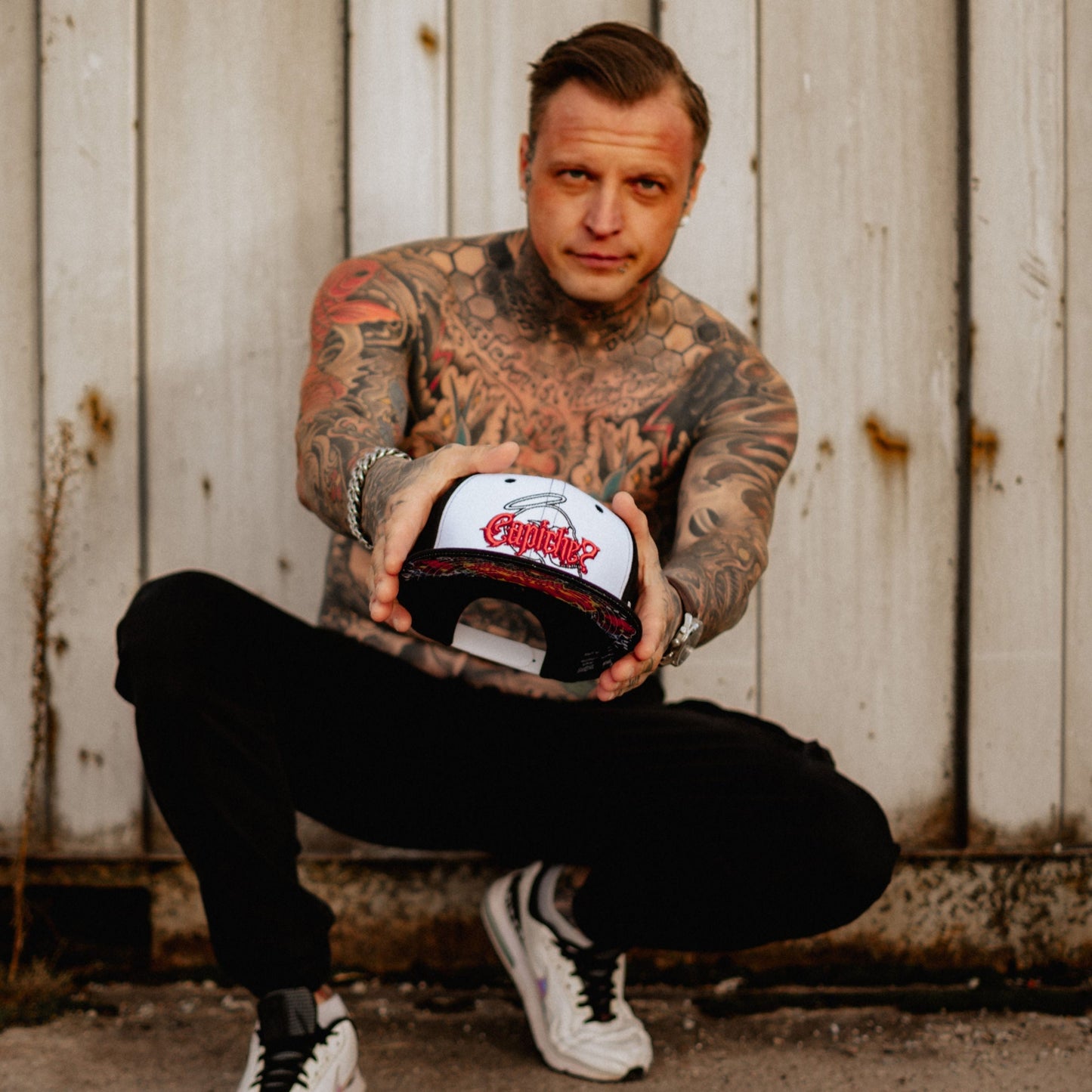 Urban Halo Snapback - Black/White