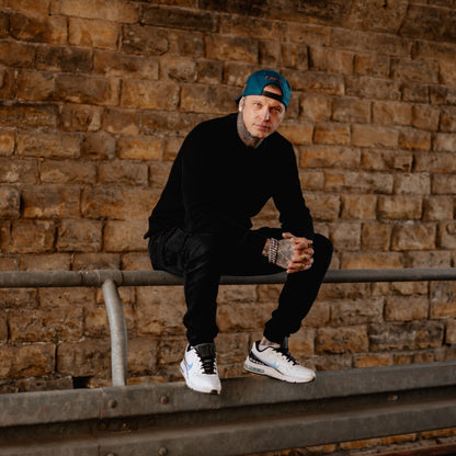 Zodiac Sagittarius Snapback - Petrol Blue Felt