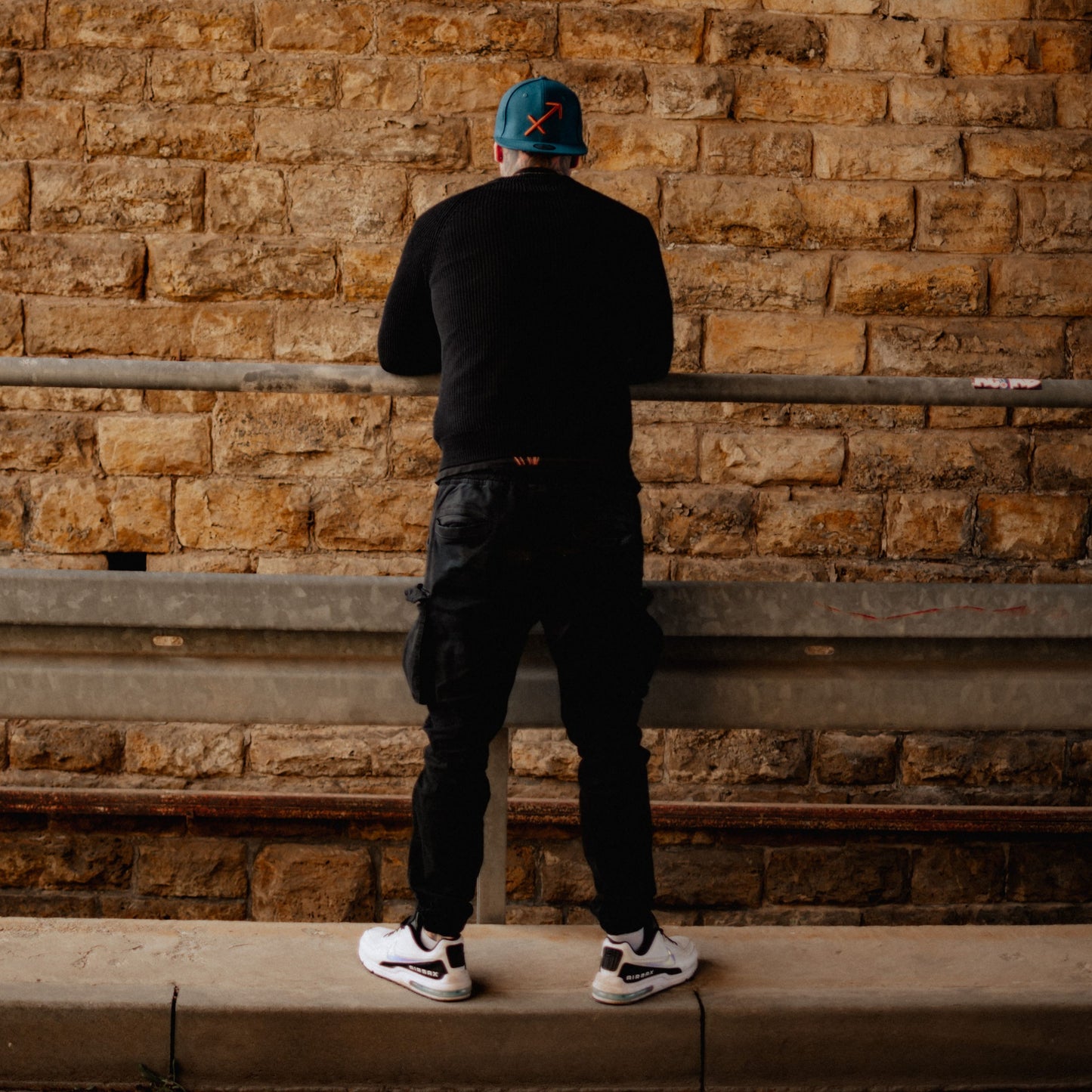 Zodiac Sagittarius Snapback - Petrol Blue Felt