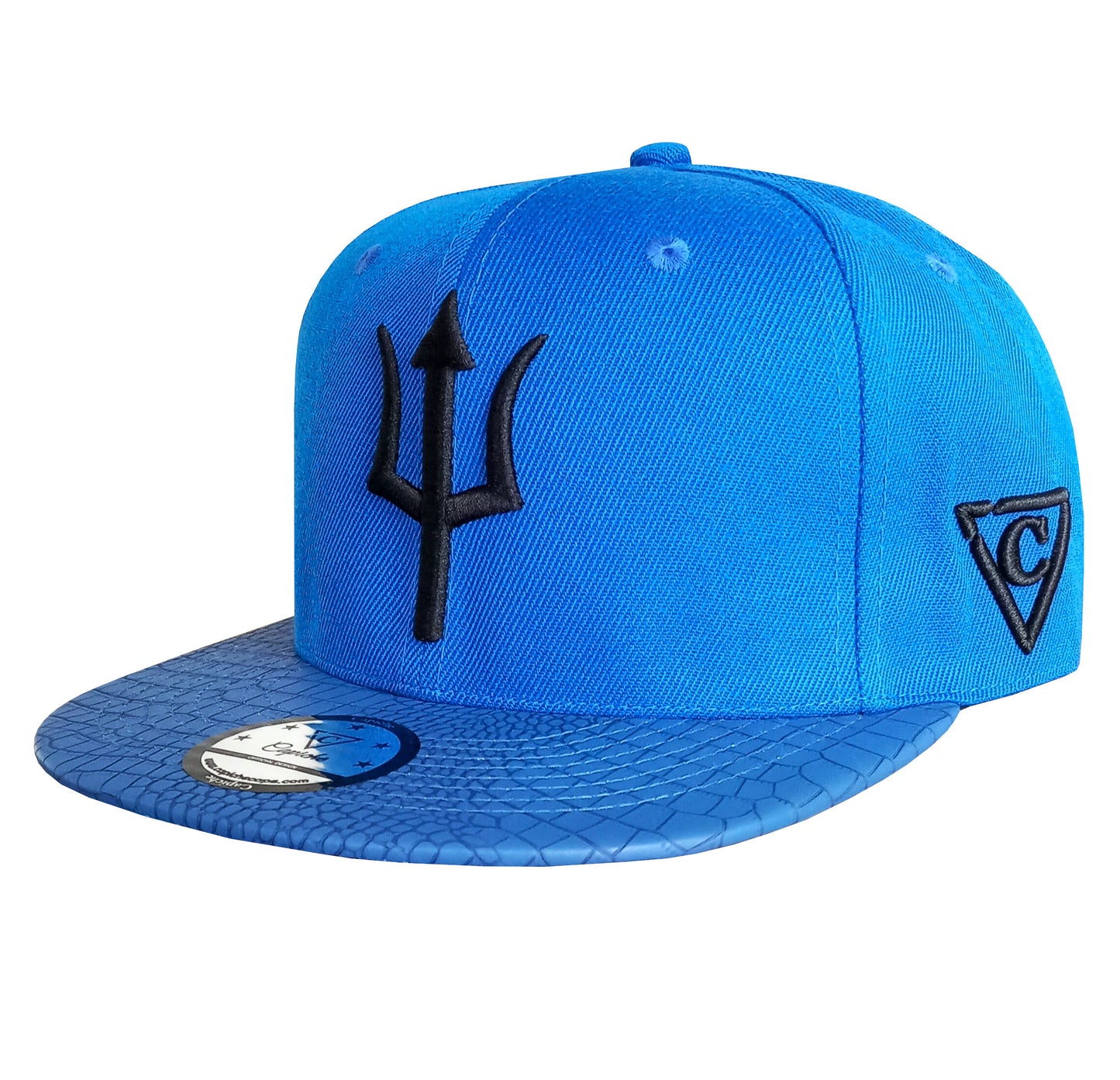 Basilisk Snapback - Blue & Artificial Leather