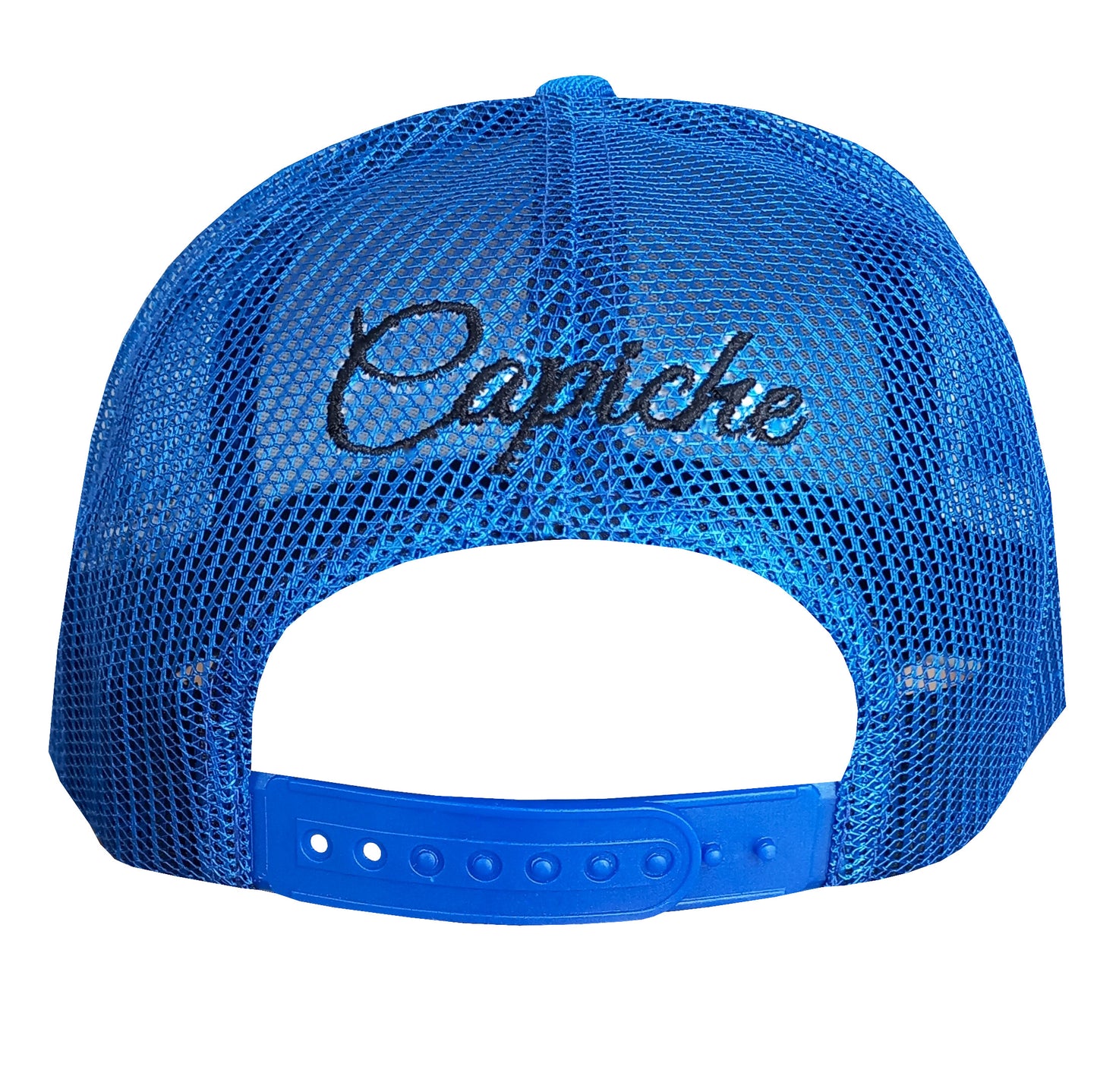 Basilisk Trucker Cap - Blue & Artificial Leather