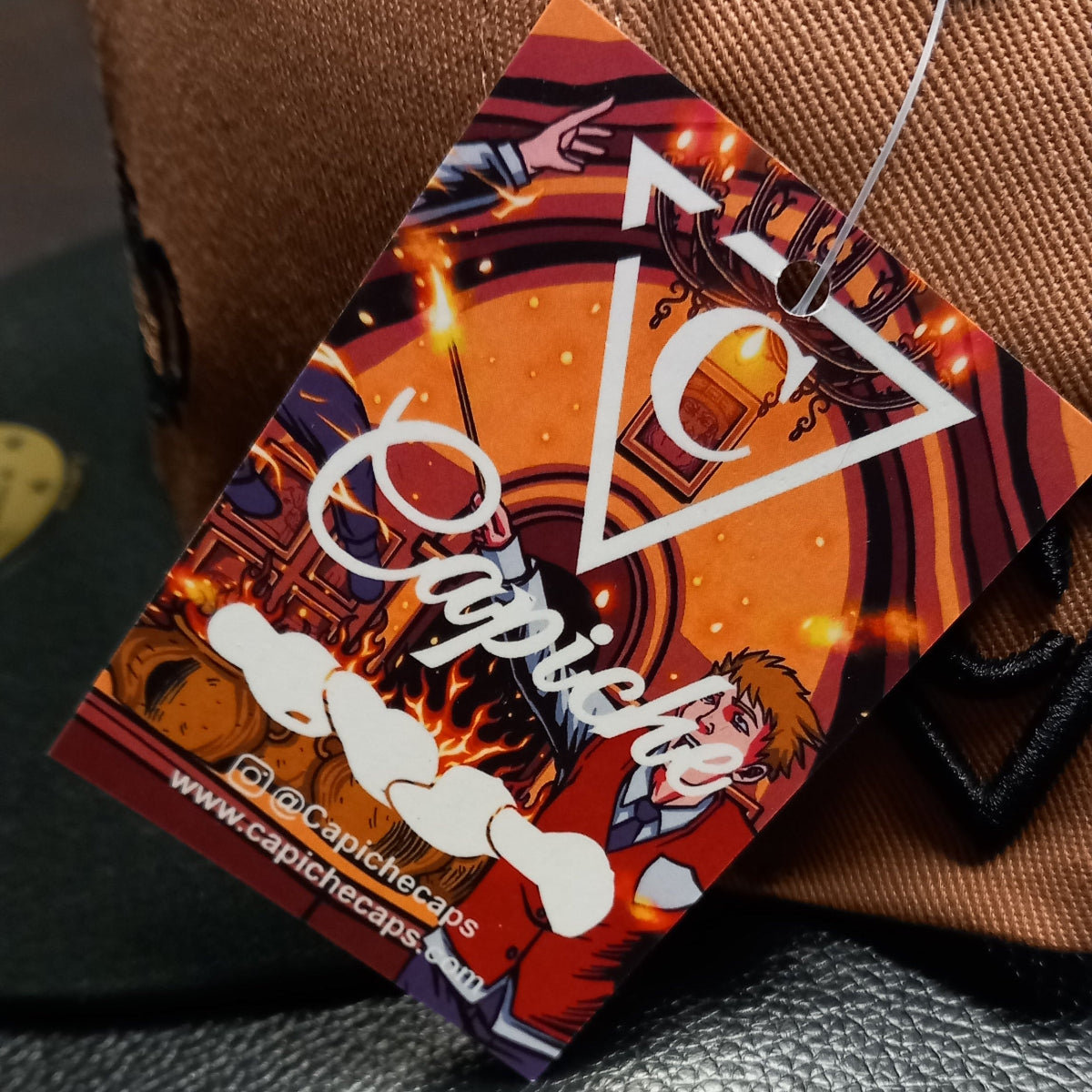 Casquette Snapback marron Wizard Class de Capiche Caps