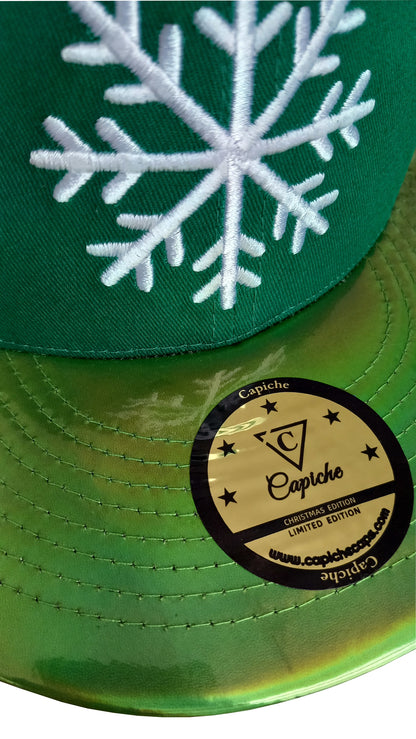 Limited Christmas Snapback Green Ice Beast from Capiche Caps