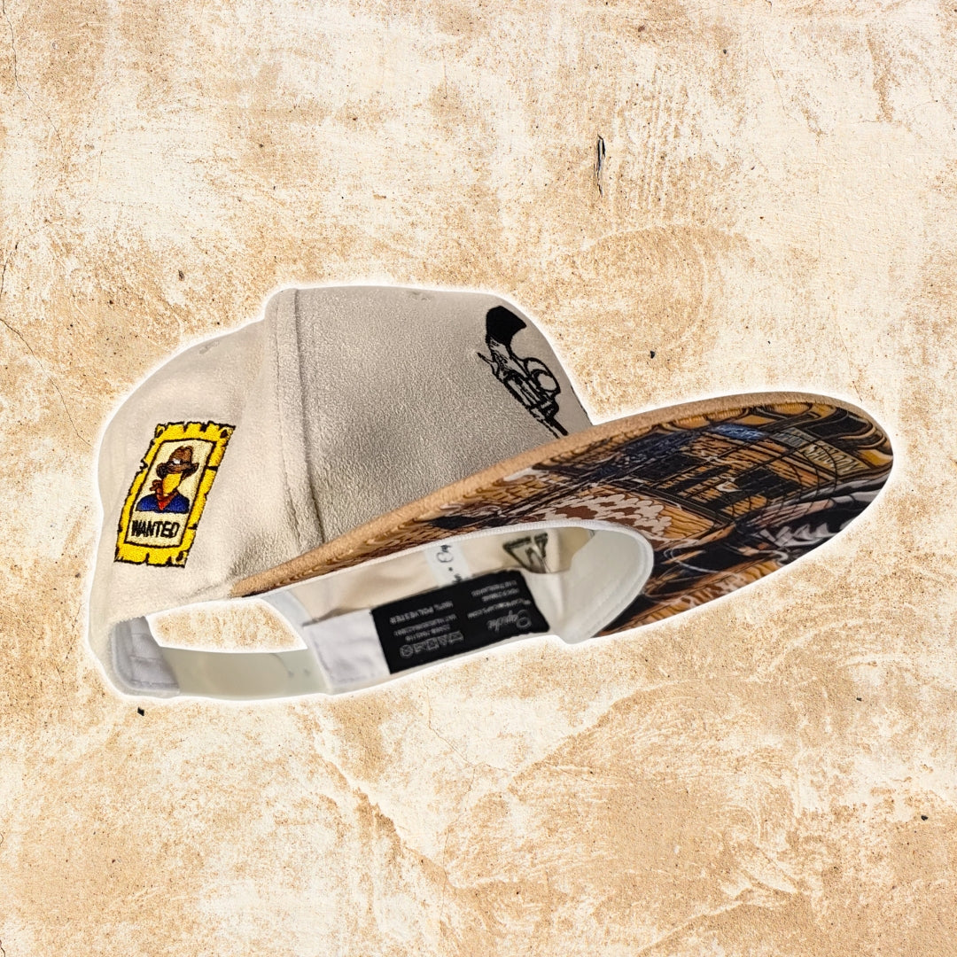 Cowboy Duel Snapback - Beiges Wildleder