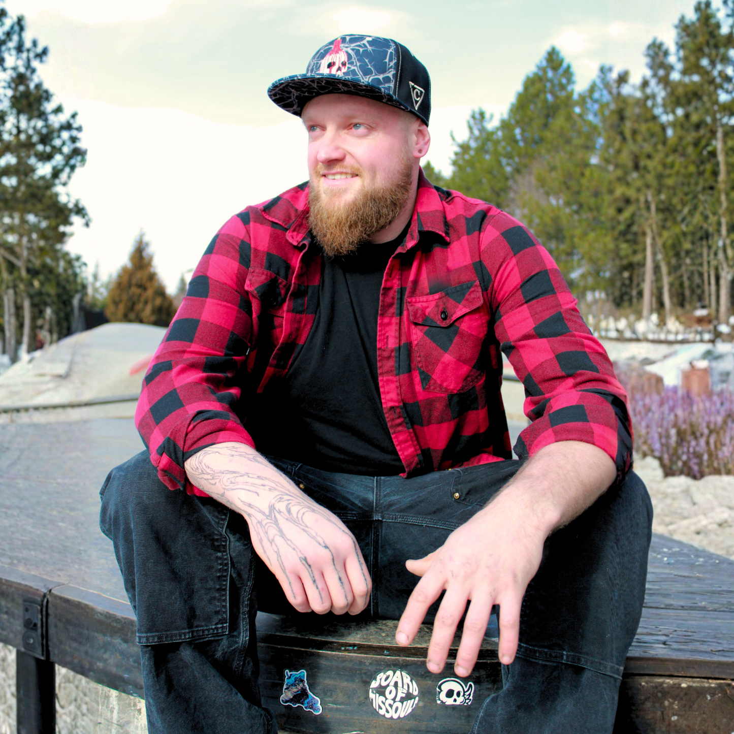 Decay Snapback - Black/Beige Branches