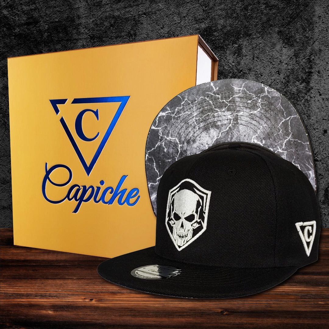 LIMITED EDITION Eternal Skull Snapback - Black