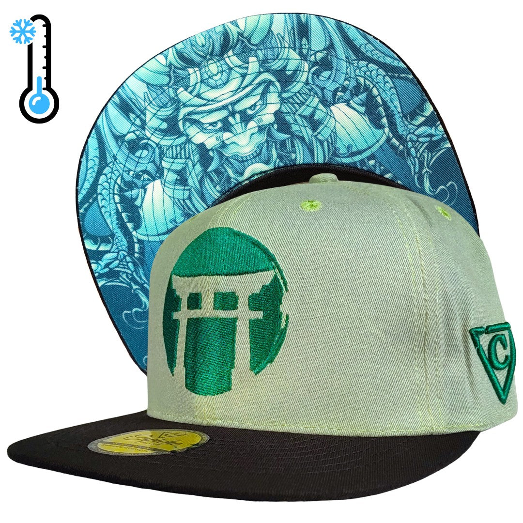 Casquette Snapback Green Samurai - CHANGE DE COULEUR