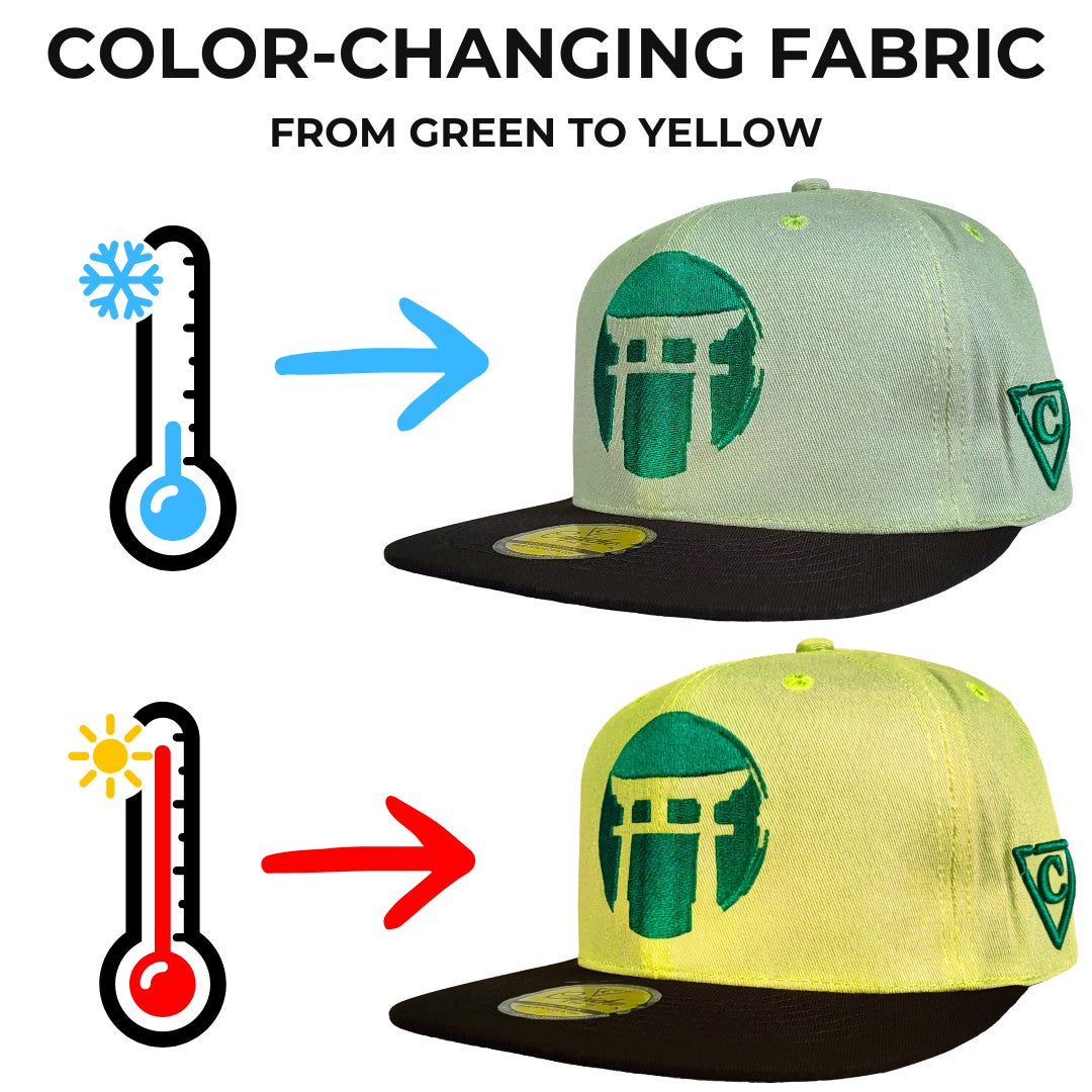 Casquette Snapback Green Samurai - CHANGE DE COULEUR