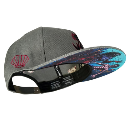 Evil Mermaid Snapback - Grey
